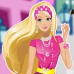 Barbie on roller skates