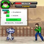 Ben 10 street fighting free online game no Flash