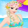 Elsa beach day free online game for the browser