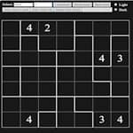 Suguru free online game for the browser