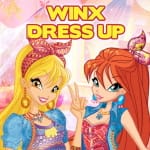 Winx Club dress-up game online